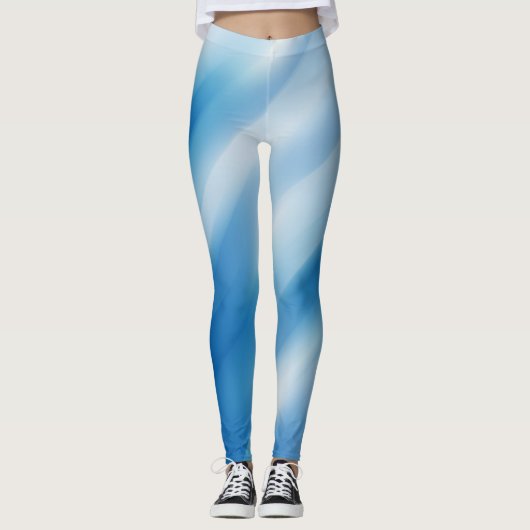 Blaues Topaz Leggings (Vorderseite)
