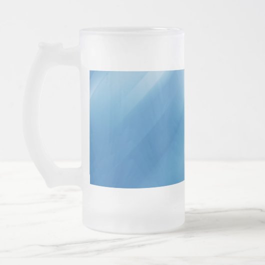 Blaues Topaz Mattglas Bierglas (Links)