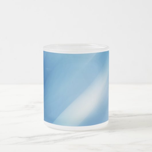 Blaues Topaz Mattglastasse (Mittel)