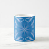 blaues Topaz-Muster Kaffeetasse (Mittel)