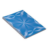 blaues Topaz-Muster Notizblock (Rechte Seite)