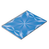blaues Topaz-Muster Notizblock (Linke Seite)