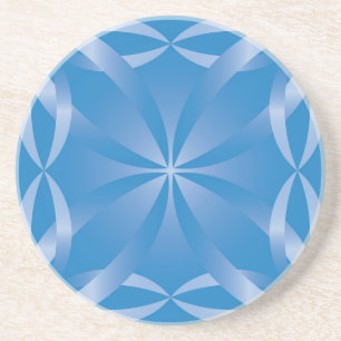 blaues Topaz-Muster Sandstein Untersetzer
