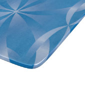 blaues Topaz-Muster Schneidebrett (Ecke)
