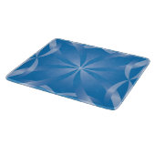 blaues Topaz-Muster Schneidebrett (Ecke)