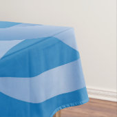 blaues Topaz-Muster Tischdecke (Beispiel)
