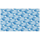 Blaues Topaz Tischdecke (Vorderseite (Horizontal))