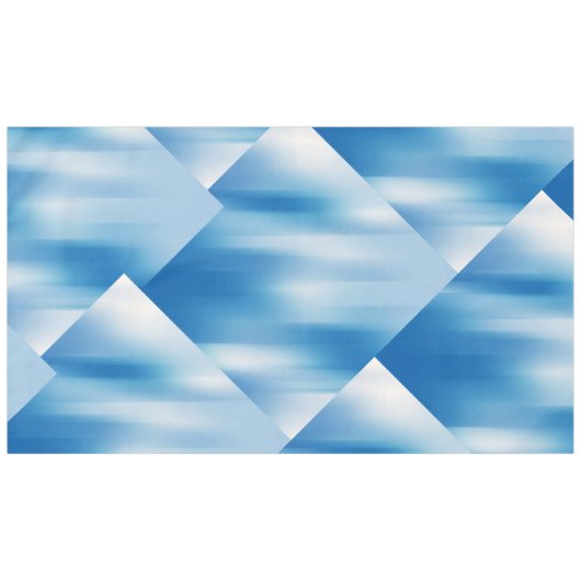 Blaues Topaz Tischdecke (Vorderseite (Horizontal))