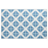 Blaues, trendy Dreiecke Muster Stoff (Fat Quarter (45,7 x 55,9 cm))