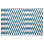 Blaues, trendy Zickzack Muster Stoff (Fat Quarter (45,7 x 55,9 cm))