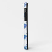 Blaues Tribal-Arrow-Muster Case-Mate iPhone Hülle (Hinten/Links)