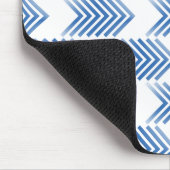 Blaues Tribal-Arrow-Muster Mousepad (Ecke)