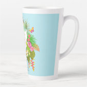 Blaues Tropengarten Milchtasse (Rechts)