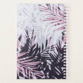 Blaues tropisches Muster Planer (Rückseite)