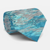 Blaues tropisches Wasser Krawatte (Gerollt)