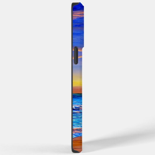 Blaues Türkis Case-Mate iPhone Hülle (Rückseite / Rechts)