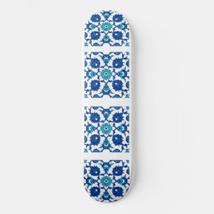 Blaues türkisches Design Souvenir Skateboard