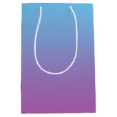 Blaues u. lila Ombre Mittlere Geschenktüte (Vorderseite)