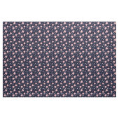Blaues u. rosa großes Punkt-Muster Stoff (Yard (91,4 cm))