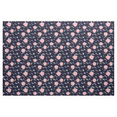 Blaues u. rosa großes Punkt-Muster Stoff (Fat Quarter (45,7 x 55,9 cm))