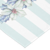 Blaues u. weißes Weihnachtstabellen-Läufer Kurzer Tischläufer (Ecke)