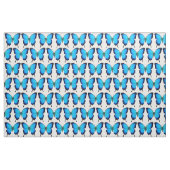 Blaues Ulysses-Frack-Schmetterlings-Gewebe Stoff (Fat Quarter (45,7 x 55,9 cm))