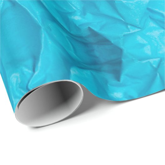 Blaues ummanteltes Wrapping Geschenkpapier (Rolleneckpunkt)