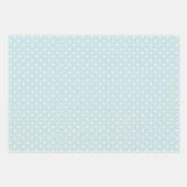 Blaues Umschlagpapier - Flachblatt Set 3 Geschenkpapier Set (Vorderseite 3)