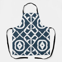 Blaues und Abstraktes geometrisches Muster