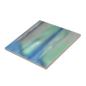 Blaues und aquamarines grünes Meerglas Fliese (Seite)