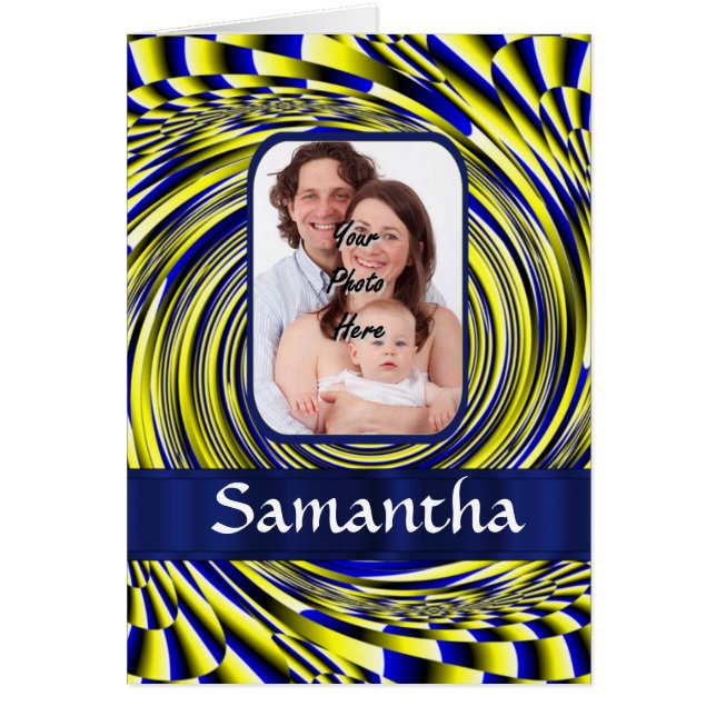 Blaues und gelbes Fraktal (Vorne)