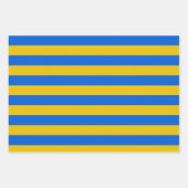 Blaues und gelbes Geschenkpapier, ukrainische Flag Geschenkpapier Set (Vorderseite)