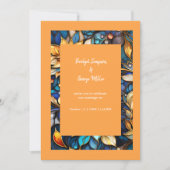 Blaues und goldfarbenes Glas (Vorderseite)