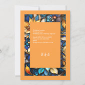 Blaues und goldfarbenes Glas (Rückseite)