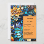 Blaues und goldfarbenes Glas (Vorderseite)