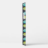 Blaues und grünes Wanzen-Muster Case-Mate iPhone Hülle (Rückseite / Rechts)