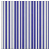 Blaues und hellgelbes Streifen-/Blattmuster Stoff (Muster)