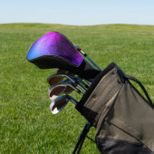 Blaues und lila Eis Golf Headcover (In SItu)