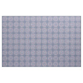 Blaues und Lila geometrisches Muster Stoff (Yard (91,4 cm))