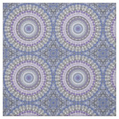 Blaues und Lila geometrisches Muster Stoff (Muster)