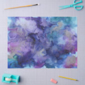 blaues und lila Papierpapier Seidenpapier (Basteln)