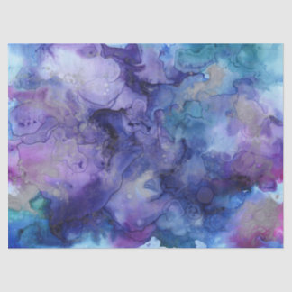 blaues und lila Papierpapier Seidenpapier