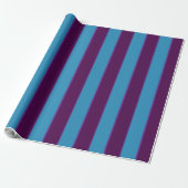 Blaues und Lila Wrapping Paper Geschenkpapier (Ungerollt)