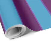 Blaues und Lila Wrapping Paper Geschenkpapier (Rolleneckpunkt)
