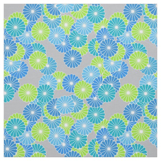 Blaues und Limones Grün des Stoff (Muster)