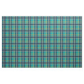 Blaues und orange kariertes Gewebe Stoff (Yard (91,4 cm))