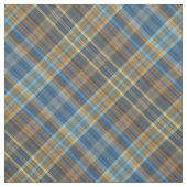 Blaues und orange kariertes stoff (Muster)