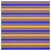 Blaues und orangefarbenes Muster Stoff (Muster)