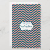 Blaues und orangefarbenes Seifenspulpapier (Vorne/Hinten)