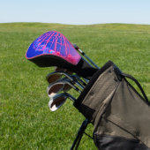 Blaues und rosa Riesenrad Golf Headcover (In SItu)